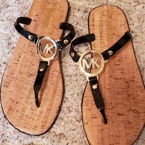 Michael Kors T-Strap Cork Sandal